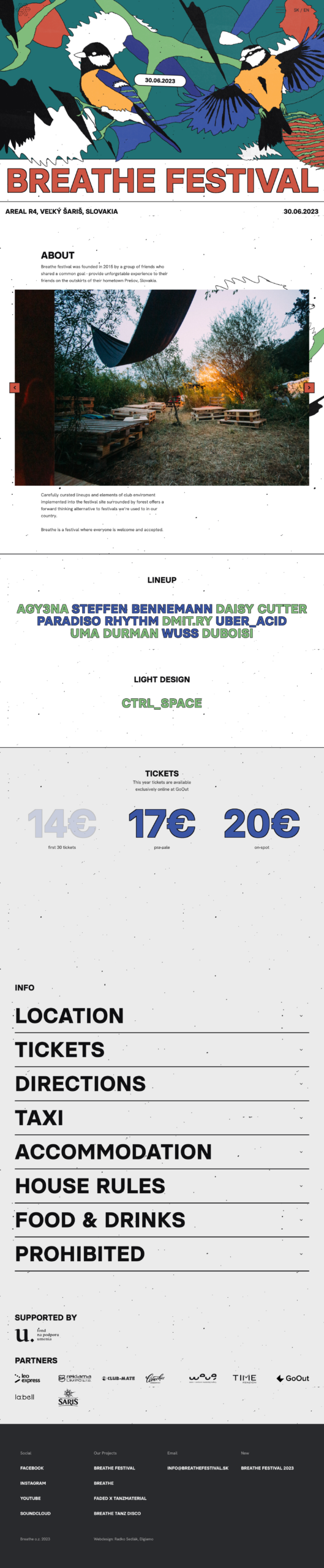 Web festivalu