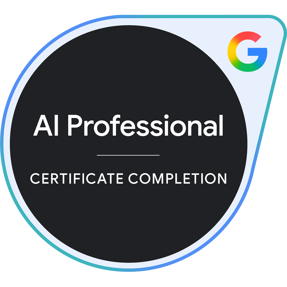 Odznak Google AI Professional